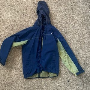 Nautica blue rain jacket